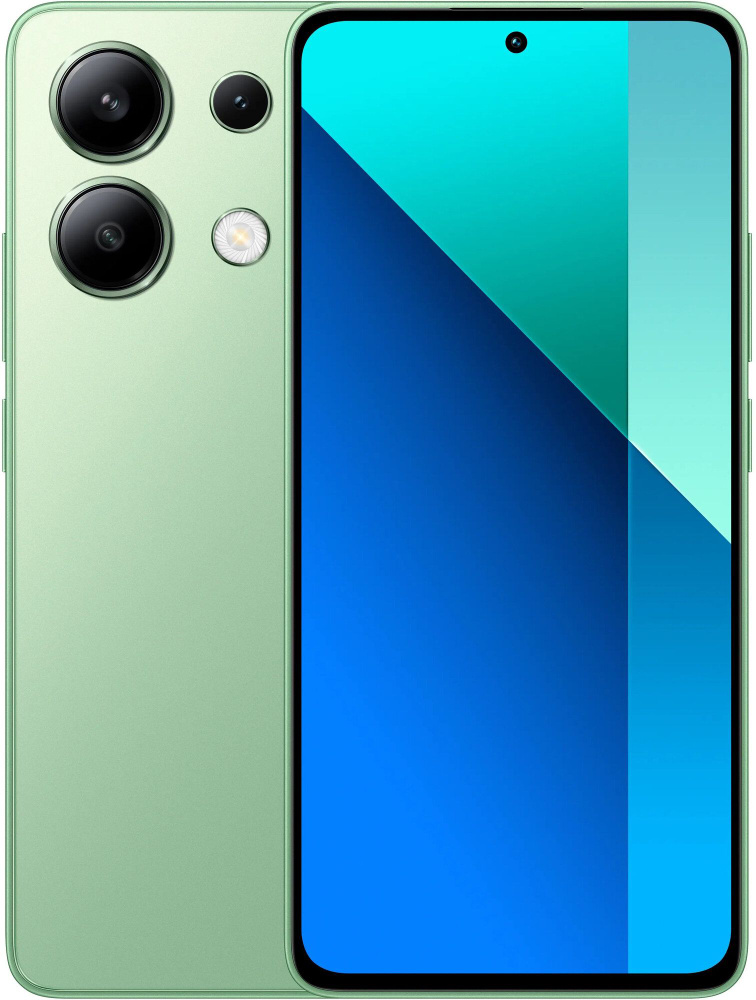 Xiaomi Смартфон Redmi Note 13 4G 8/256 ГБ RU, Dual nano SIM, mint green 8/256 ГБ, зеленый  #1