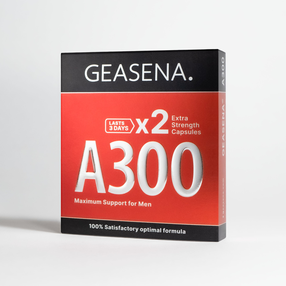 GEASENA А300 x 2 - повышение потенции у мужчин. БАД при эректильной дисфункции. Усиление эрекции и сексуального #1