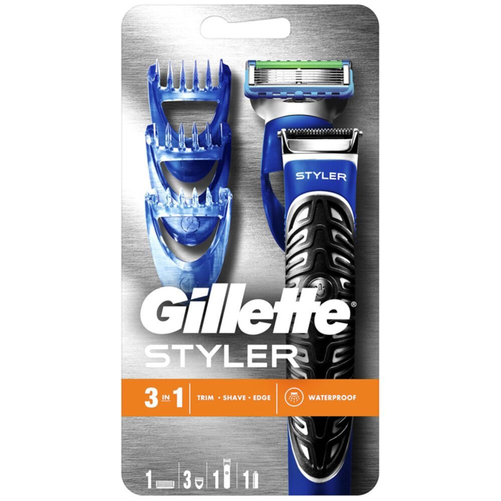 Gillette Бритва-стайлер Fusion Proglide Styler, 1 кассета и 3 насадки. #1