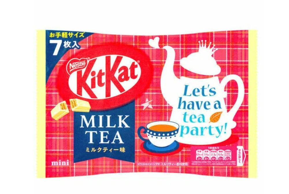 Мини-батончики KitKat Mini Milk Tea со вкусом Молочного улуна (Япония), 92,8 г  #1