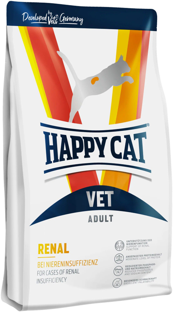 Happy Cat VET Renal. Корм для кошек с хронической почечной недостаточностью, гипертензией, нефритом., #1