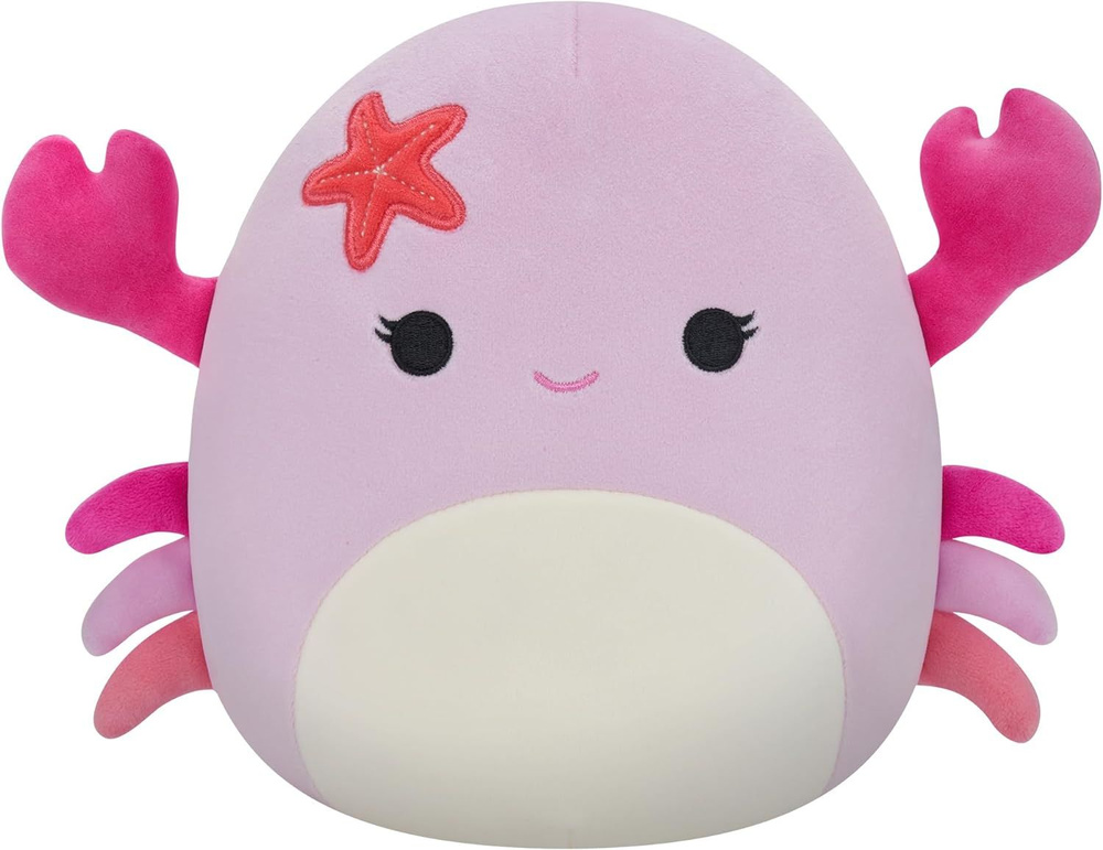 Squishmallows Игрушка мягкая Краб Cailey, плюш, 19 см/ #1