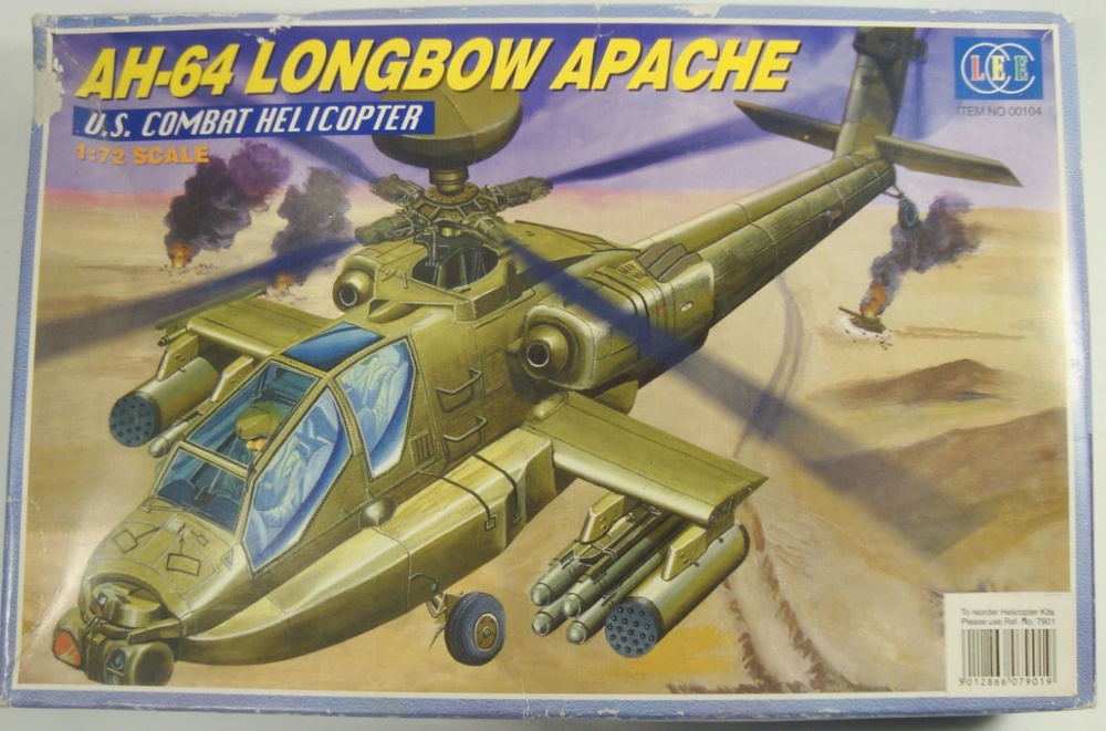 Сборная модель ударного Вертолета AH-64 1:72 #1