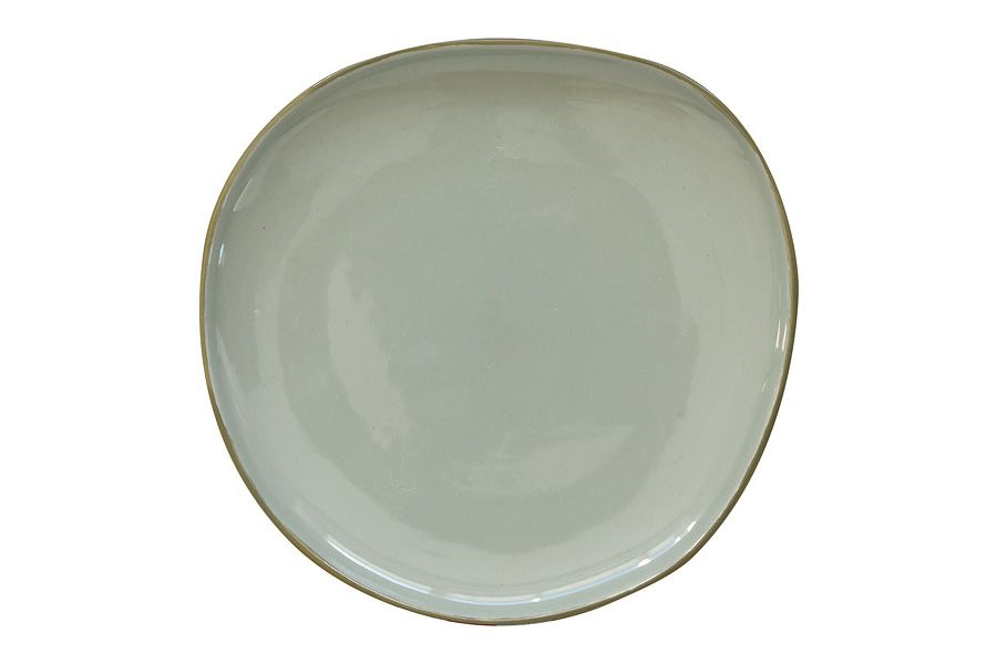 Тарелка закусочная 22 см из каменной керамики Organica Easy Life  #1