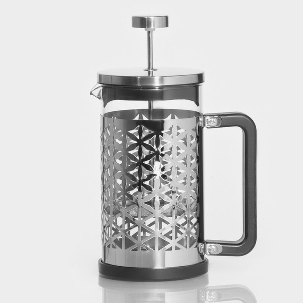 Чайник заварочный френч - пресс Сейхо , 600 мл, стекло, нержавеющая сталь  #1