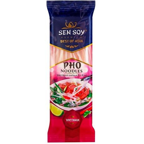 Лапша рисовая Sen Soy Fo-kho, 200г #1