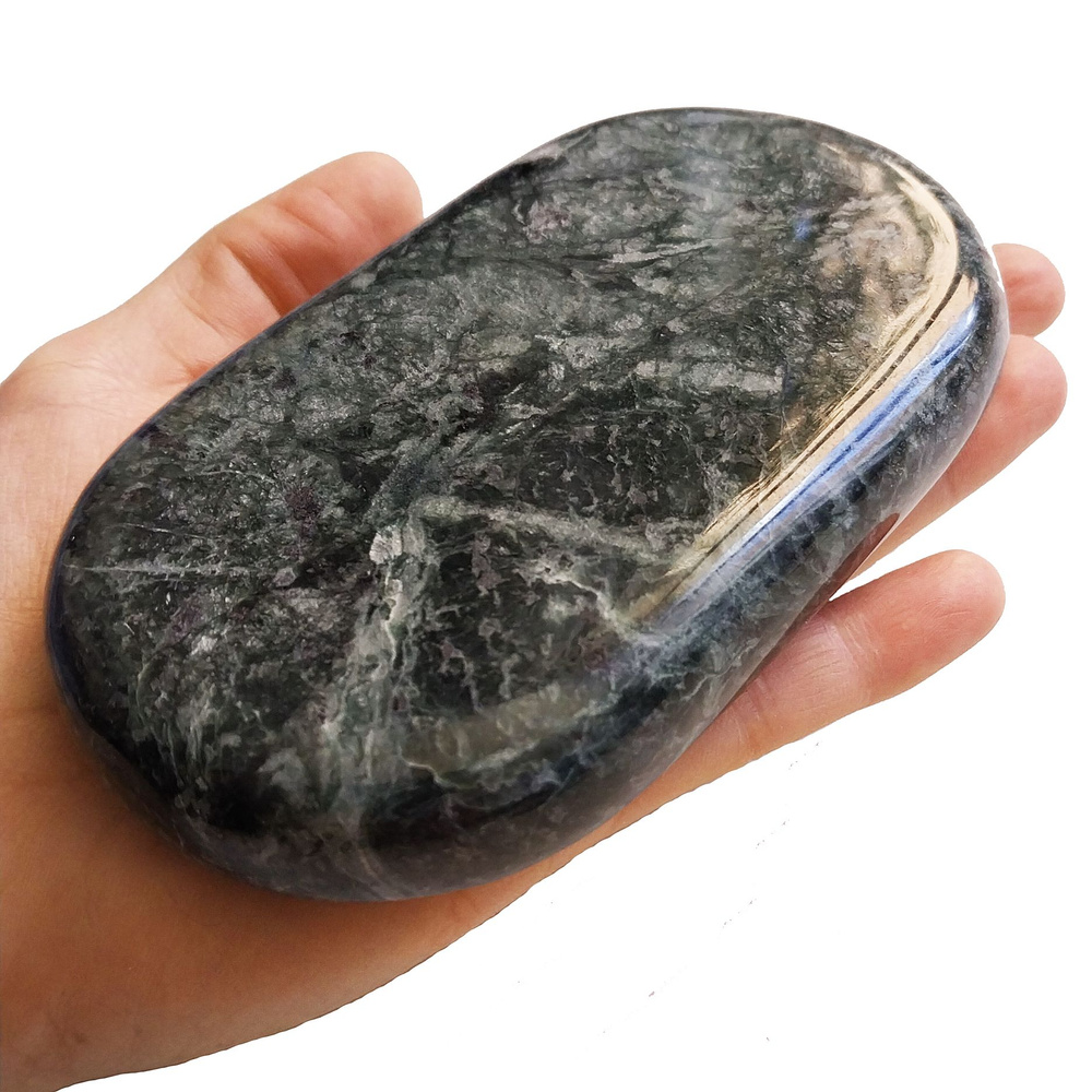 Камень для массажа из полированного серпентинита #1