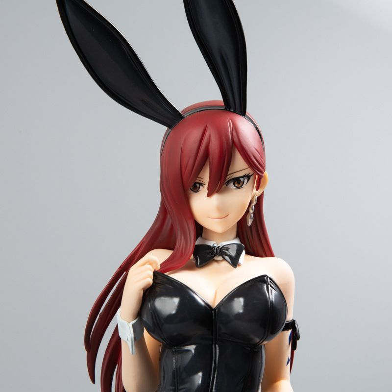 Аниме фигурка Fairy Tail Erza Scarlet Эрза Скарлет 1/4 Девочка-кролик 47cm  #1