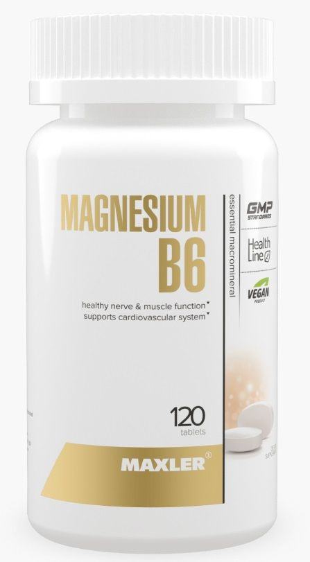 Maxler Magnesium B6 (Магний B6) 120 таблеток #1