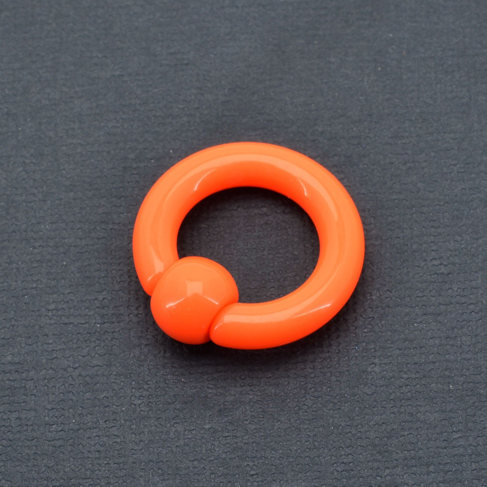 Кольцо 5 мм. Акрил. ARNG4, оранжевый #1