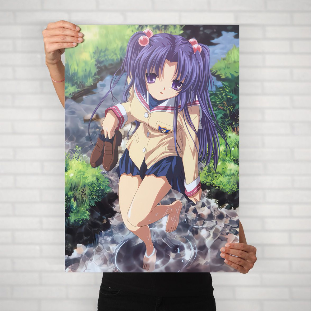 Плакат на стену для интерьера Кланнад (Clannad - Котоми Ичиносэ 2) - Постер по аниме формата А1 (60x84 #1