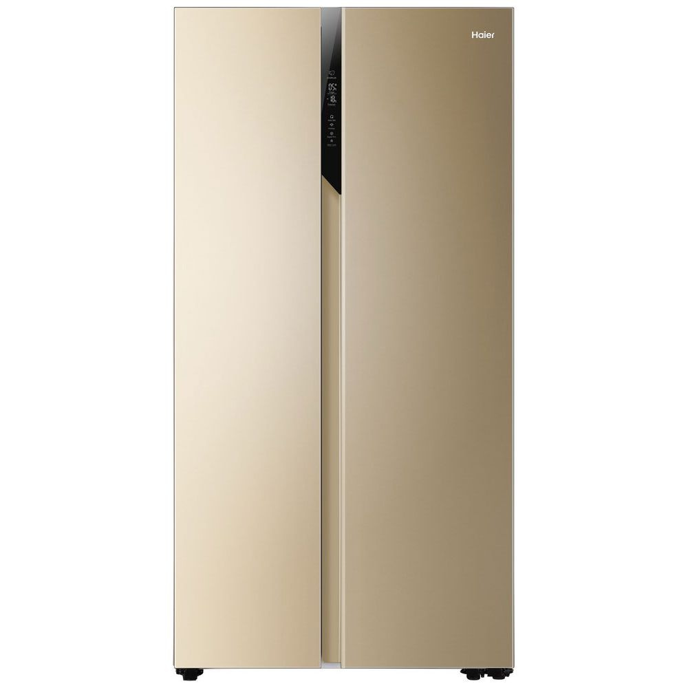 Холодильник Side by Side Haier HRF-541DG7RU, золотой #1