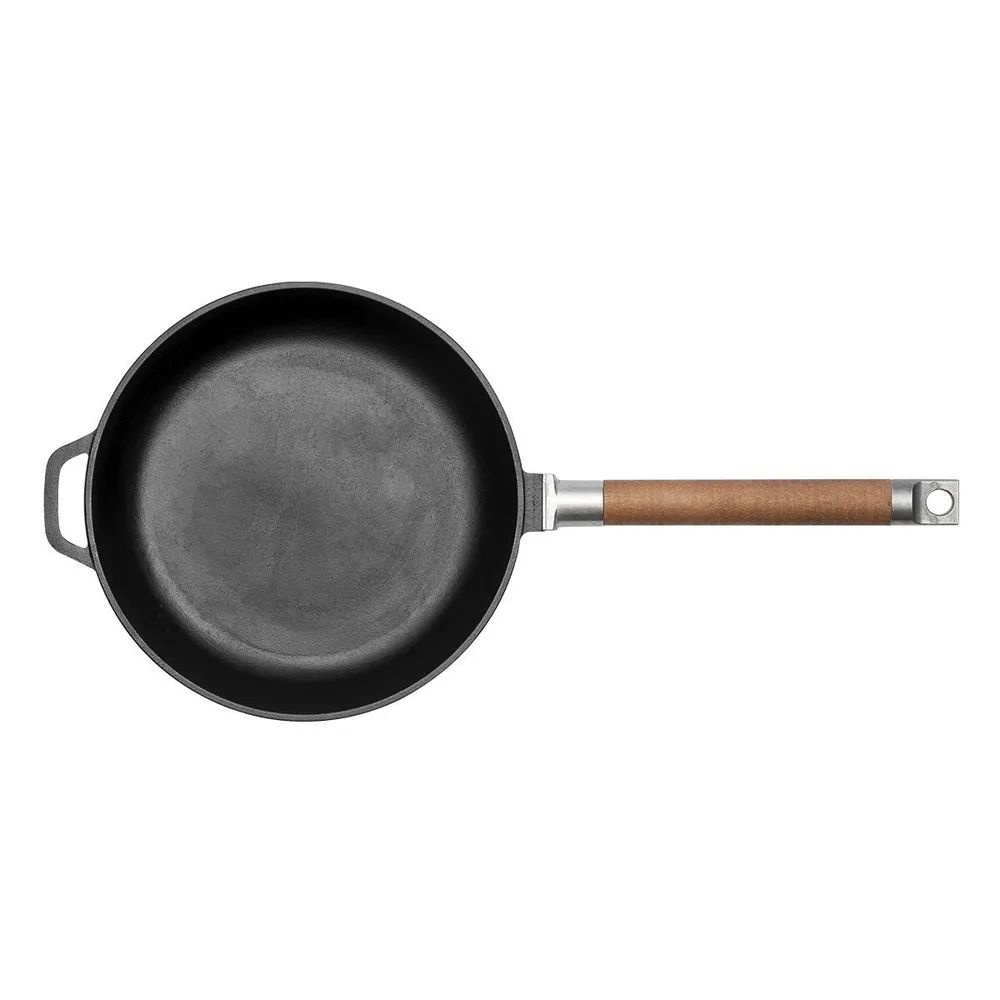 Сковорода чугун d-220/45 со съемной ручкой Гардарика #1