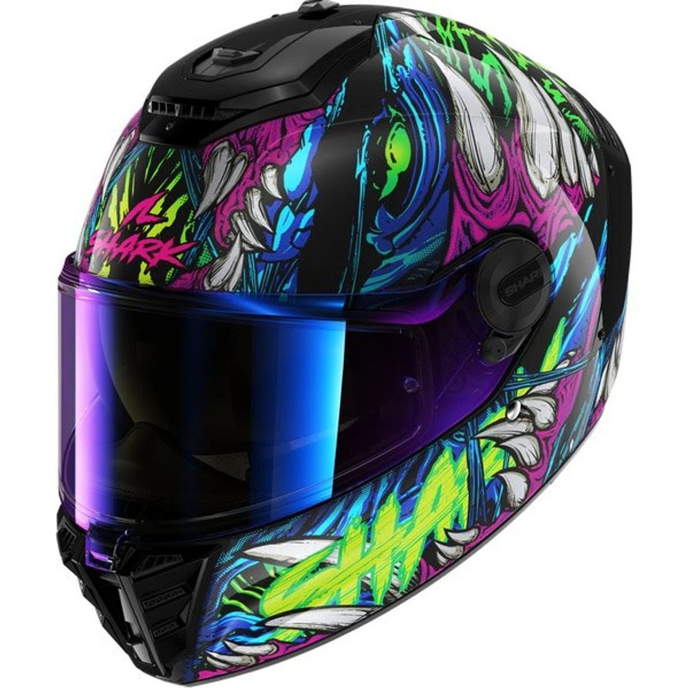 Шлем Shark SPARTAN RS SHAYTAN Black/Green/Violet (XXL) #1