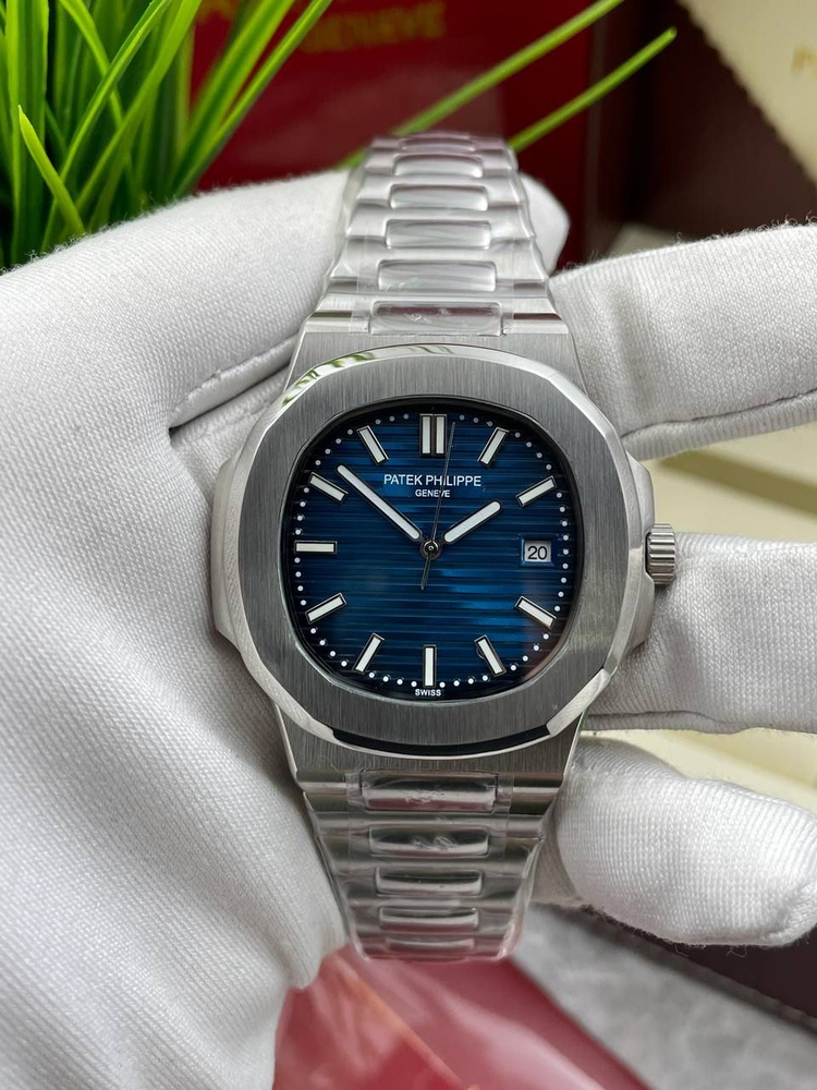 Мужские наручные часы Patek Philippe Nautilus премиум #1