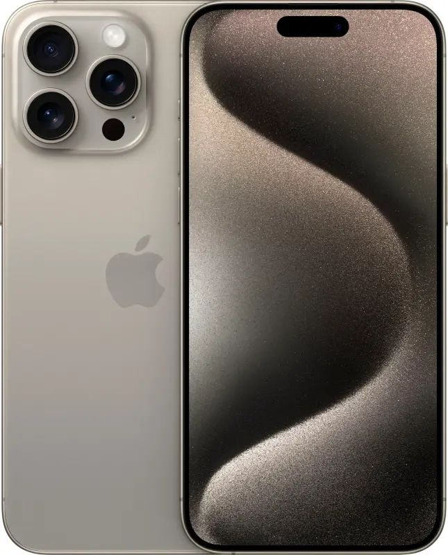 Apple Смартфон iPhone 15 Pro Max 256 ГБ Natural Titanium EU 8/256 ГБ, бежевый #1