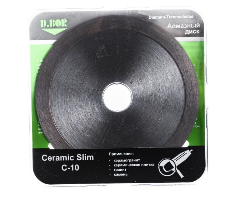 Диск алмазный Ceramic Slim C-10 (125*1,2*22,23mm) D.BOR CS-C-10-0125-022 #1