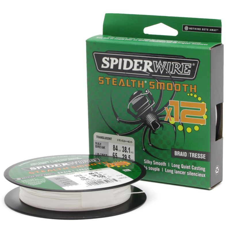 Шнур Spiderwire Stealth Smooth X12 New 150м 0,39мм Translucent #1