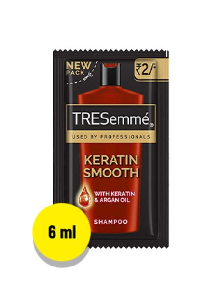 TRESemme KERATIN SMOOTH Shampoo, with Keratin & Argan Oil, Unilever (ТРЕСемме Шампунь КЕРАТИНОВАЯ ГЛАДКОСТЬ, #1