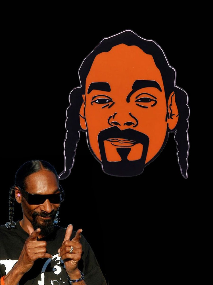 Значок Snoop Dogg Снуп Дог #1