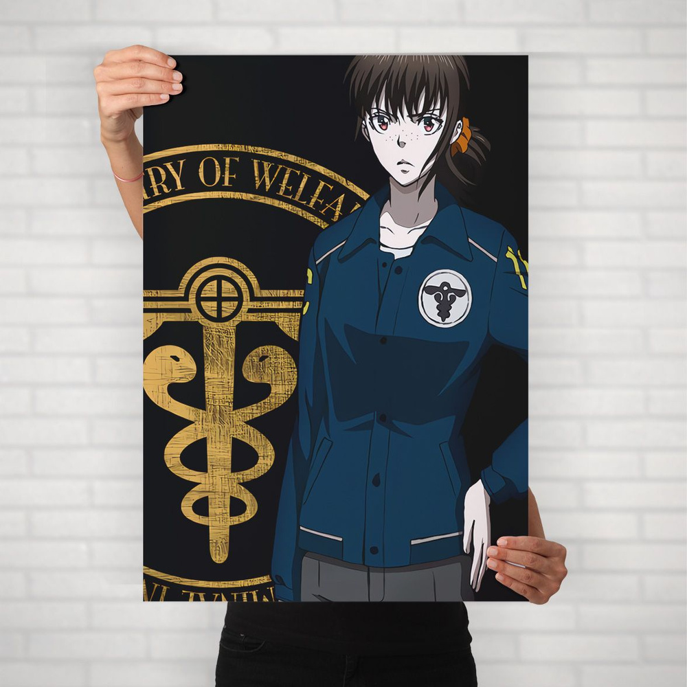 Плакат на стену для интерьера Психопаспорт (Psychopass - Мика Симоцуки) - Постер по аниме формата А2 #1
