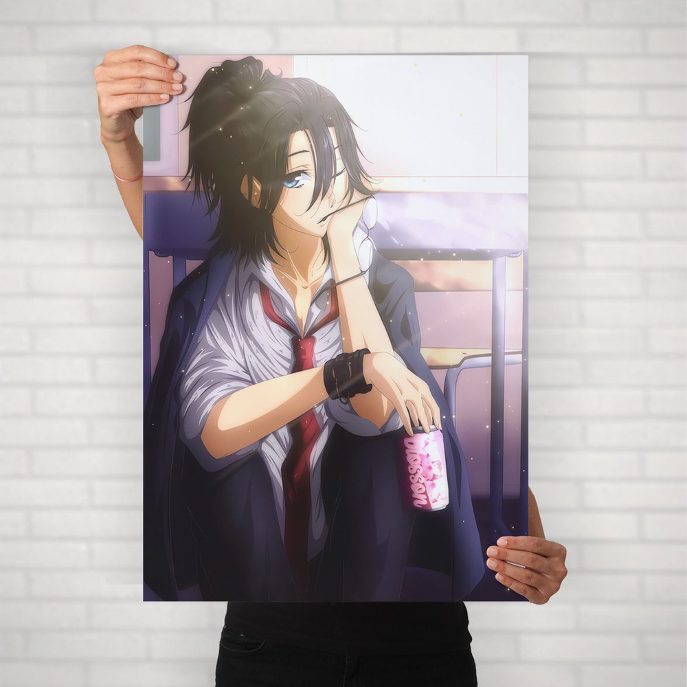 Плакат на стену для интерьера Хоримия (Horimiya - Изуми Миямура 1) - Постер по аниме формата А1 (60x84 #1