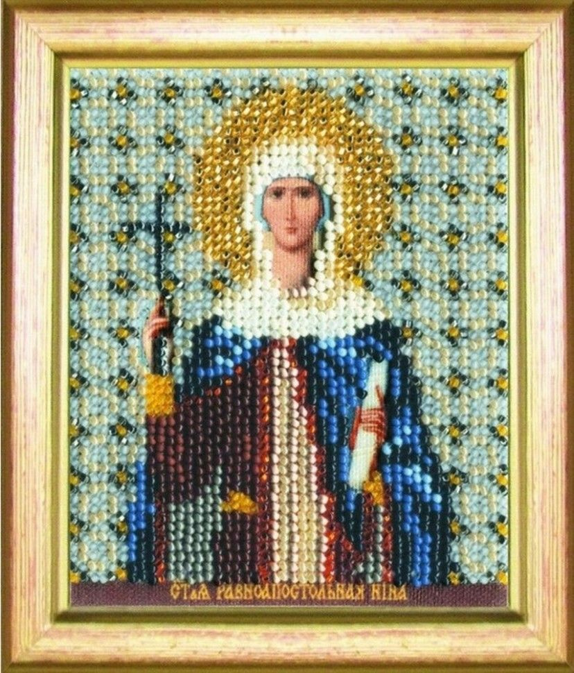 Набор для вышивания Чаривна Мить Б-1144 Икона святой равноапостольной Нины  #1