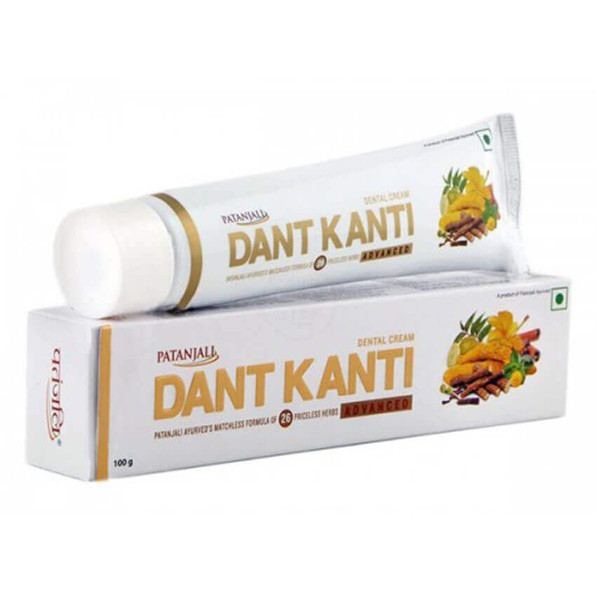 DANT KANTI ADVANCED Dental Cream Patanjali (Дант Канти Адвансед, Аюрведический зубной крем, Патанджали), #1