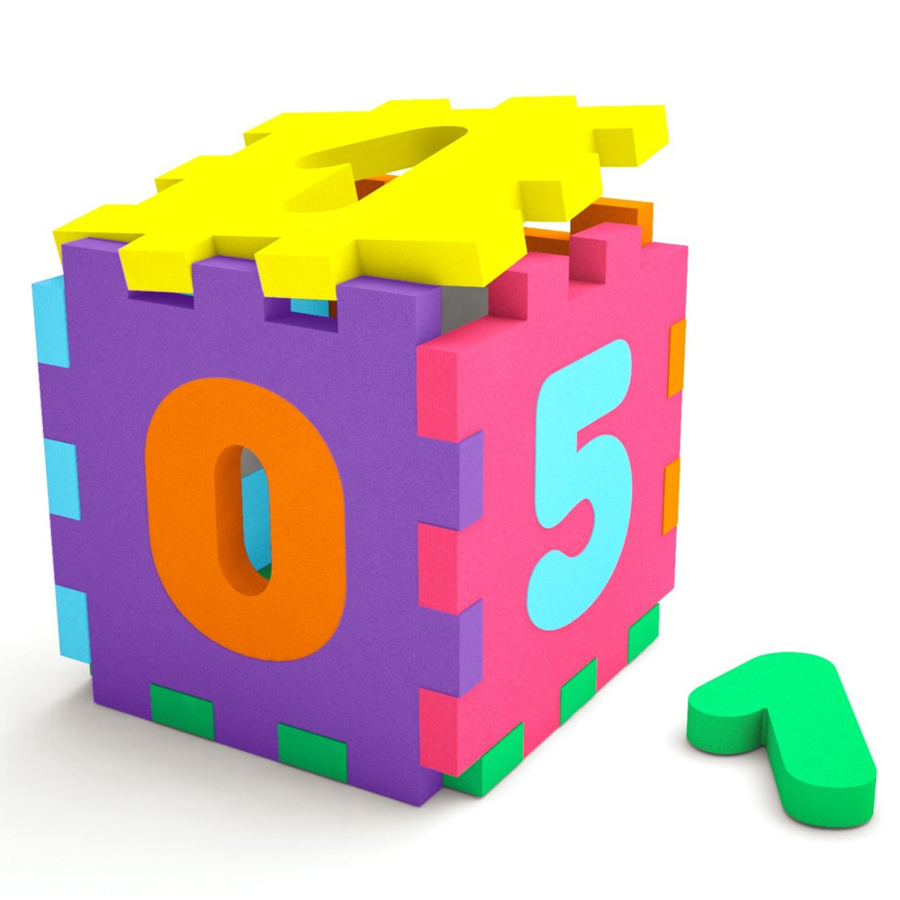 Развивающая игра Кубик-сортер Цифры, 14-005, El'BascoToys #1