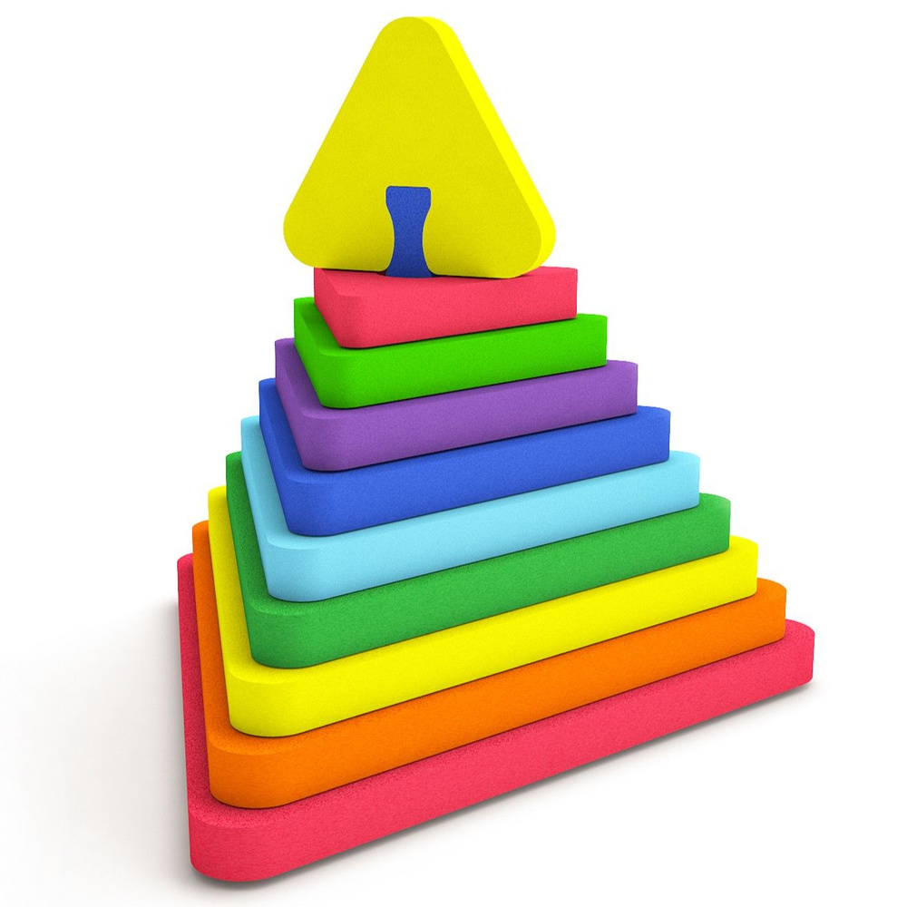 Пирамидка развивающая Треугольник для малышей El'BascoToys , 16-004  #1