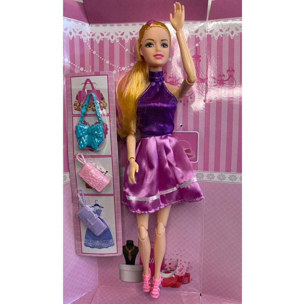 Кукла Стильная Модница Алиса с аксессуарами. #1