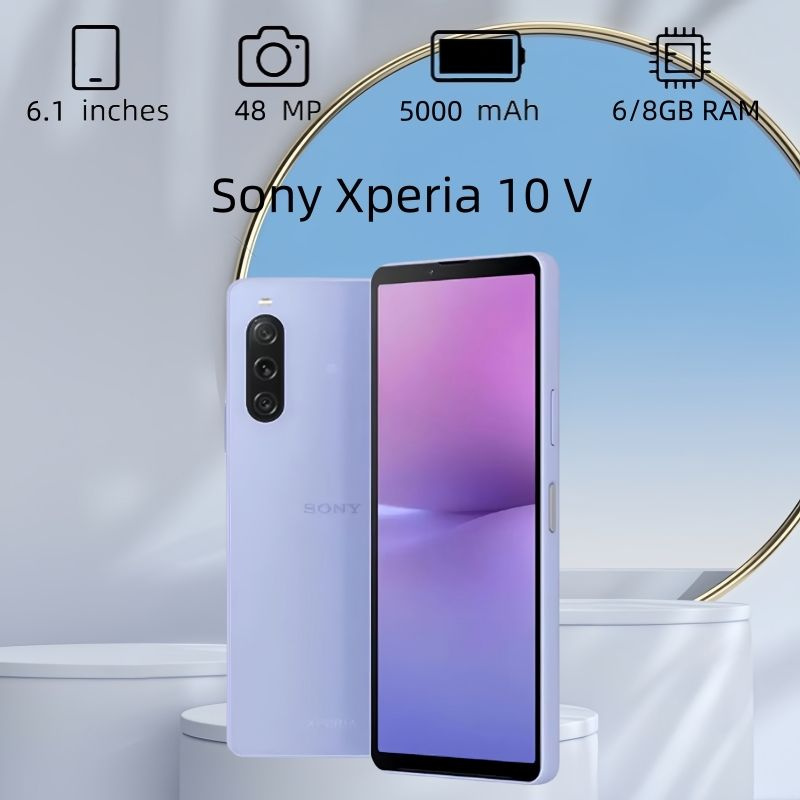 Sony Смартфон Xperia 10 V CN 6/128 ГБ, пурпурный #1