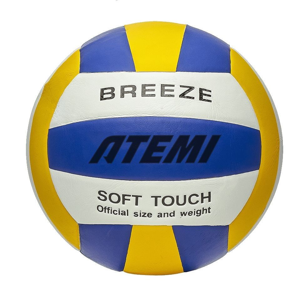 Мяч для волейбола ATEMI Breeze, Blue/Yellow, 5 #1