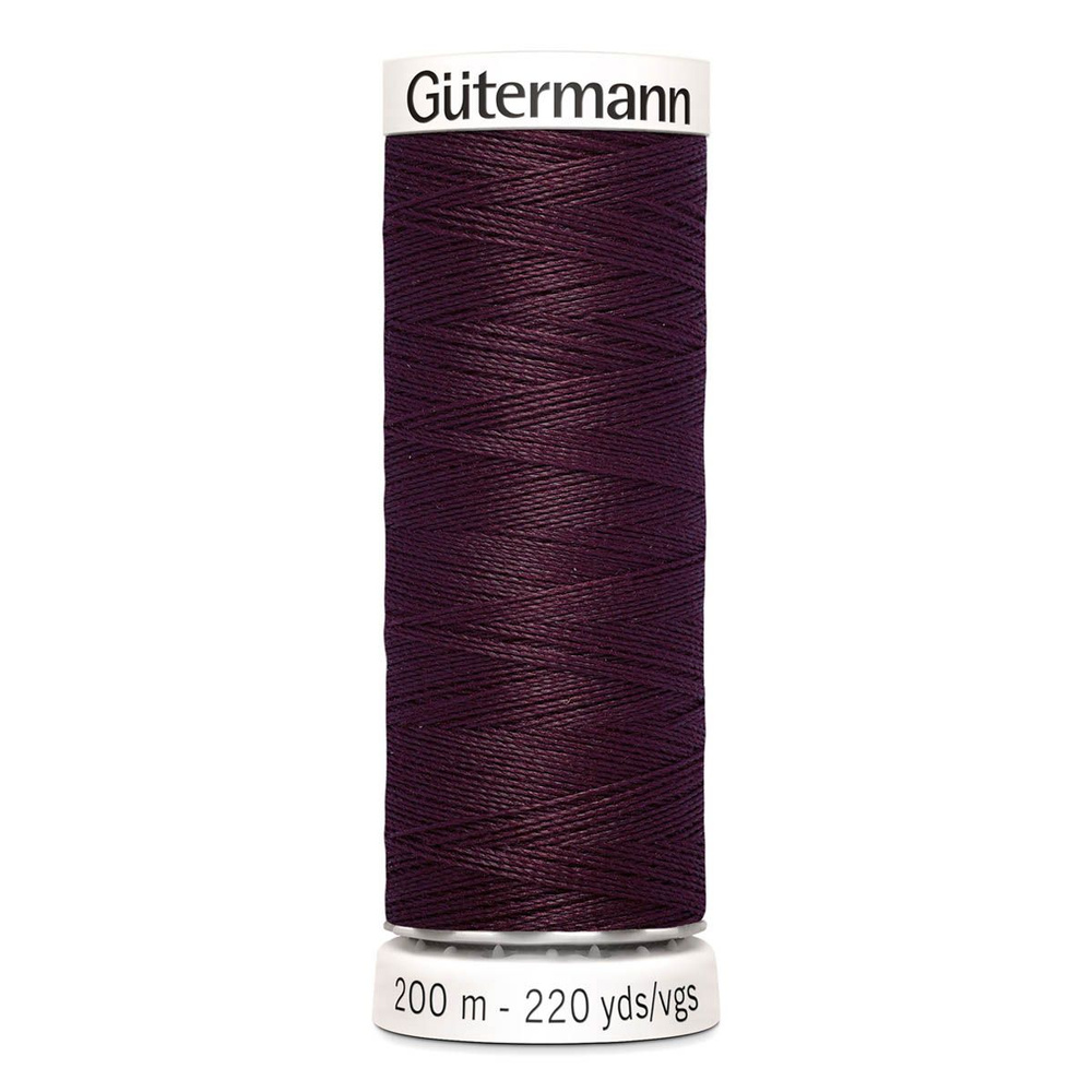 Нить Gutermann, Sew-All 100/200м для всех материалов, 100% п/э, цвет 130 т.марсала  #1