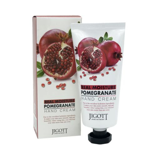 Увлажняющий крем для рук с экстрактом граната JIGOTT Real Moisture Pomegranate Hand Cream  #1