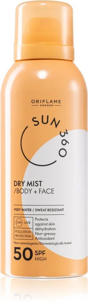Спрей для загара spf 50 Oriflame Sun 360 150 ml - купить с доставкой по ...
