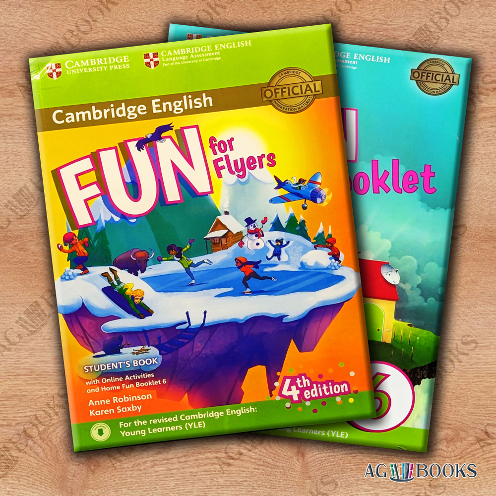 Fun For Flyers комплект student's book + home fun booklet + CD | Robinson Anne #1