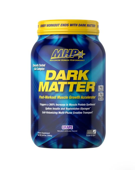 MHP, DARK MATTER, ускоритель роста мышц после тренировки, фруктовый пунш, 1560 г (3,44 фунта) из США #1