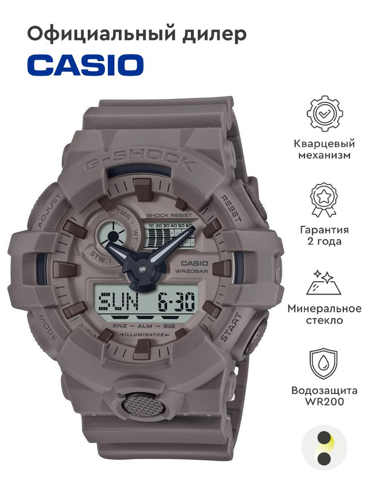 Мужские наручные часы Casio G-Shock GA-700NC-5A #1