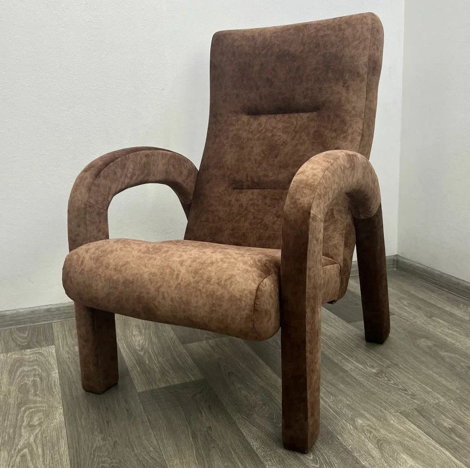 Кресло мягкое для отдыха в гостиную , 1 шт., 67х76х104 см #1