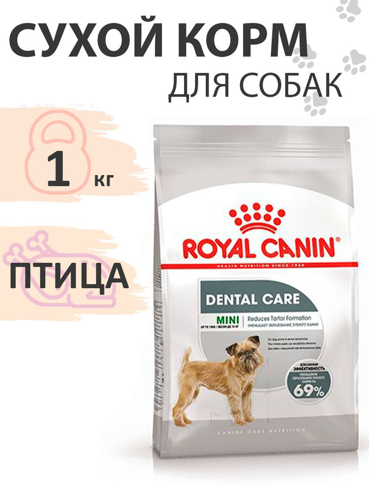 Royal Canin Mini Dental Care / Сухой корм Роял Канин Мини Дентал Кэа для собак Мелких пород весом до #1