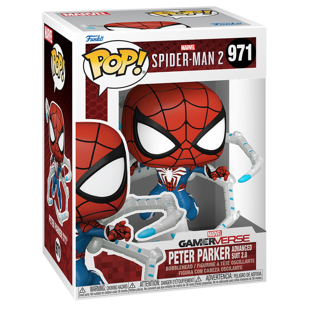 Фигурка Funko POP! Bobble Marvel Games Spider-Man 2 Peter Parker Suit (971) 76109 #1