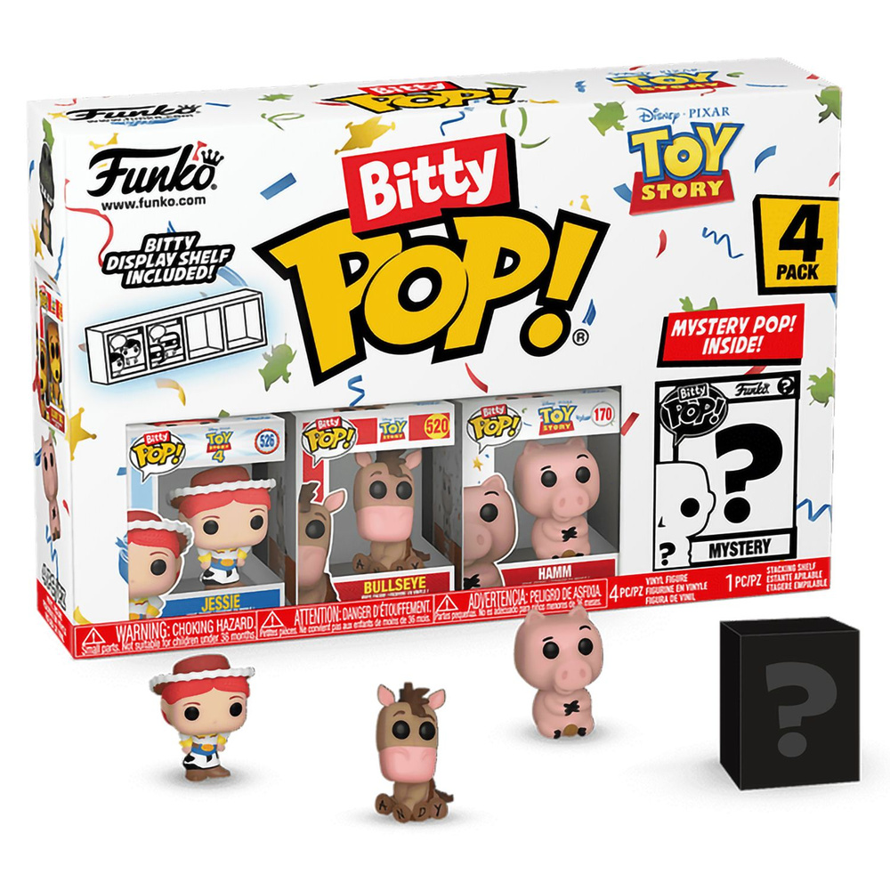 Фигурка Funko Bitty POP! Disney Toy Story Jessie+Bullseye+Hamm+Mystery (1 of 4) 4PK 73041 #1