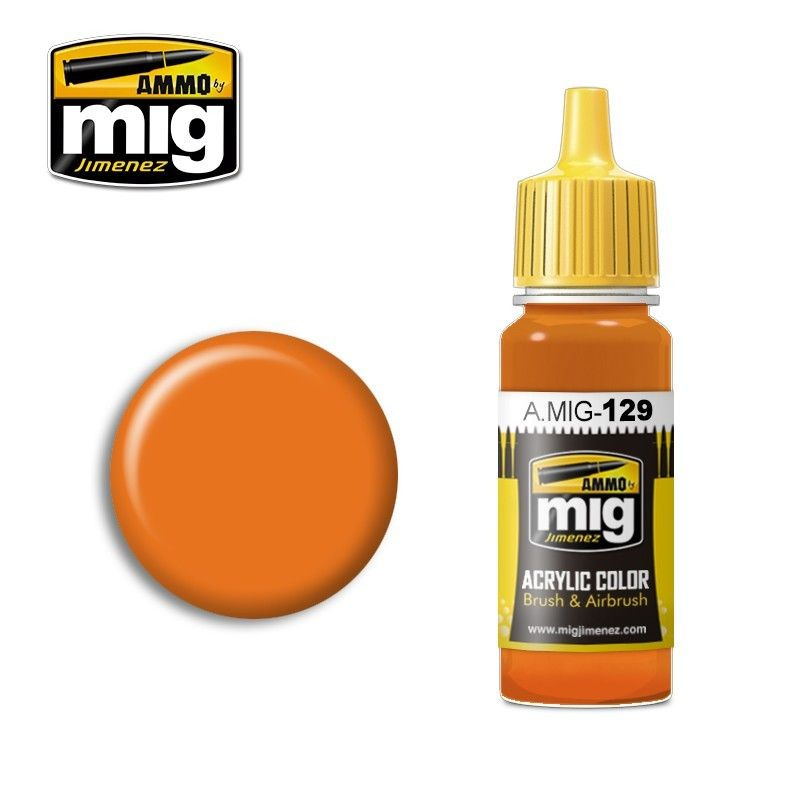 Краска акриловая ORANGE (Ammo Mig) (17ml) #1