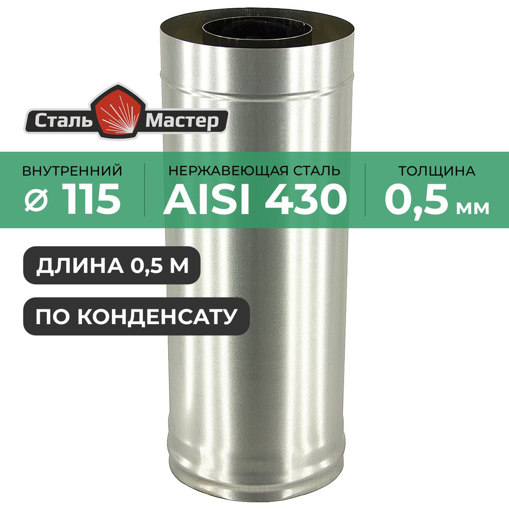 Сэндвич К 115 / 200 0,5 м нерж 0,5 мм / оц #1