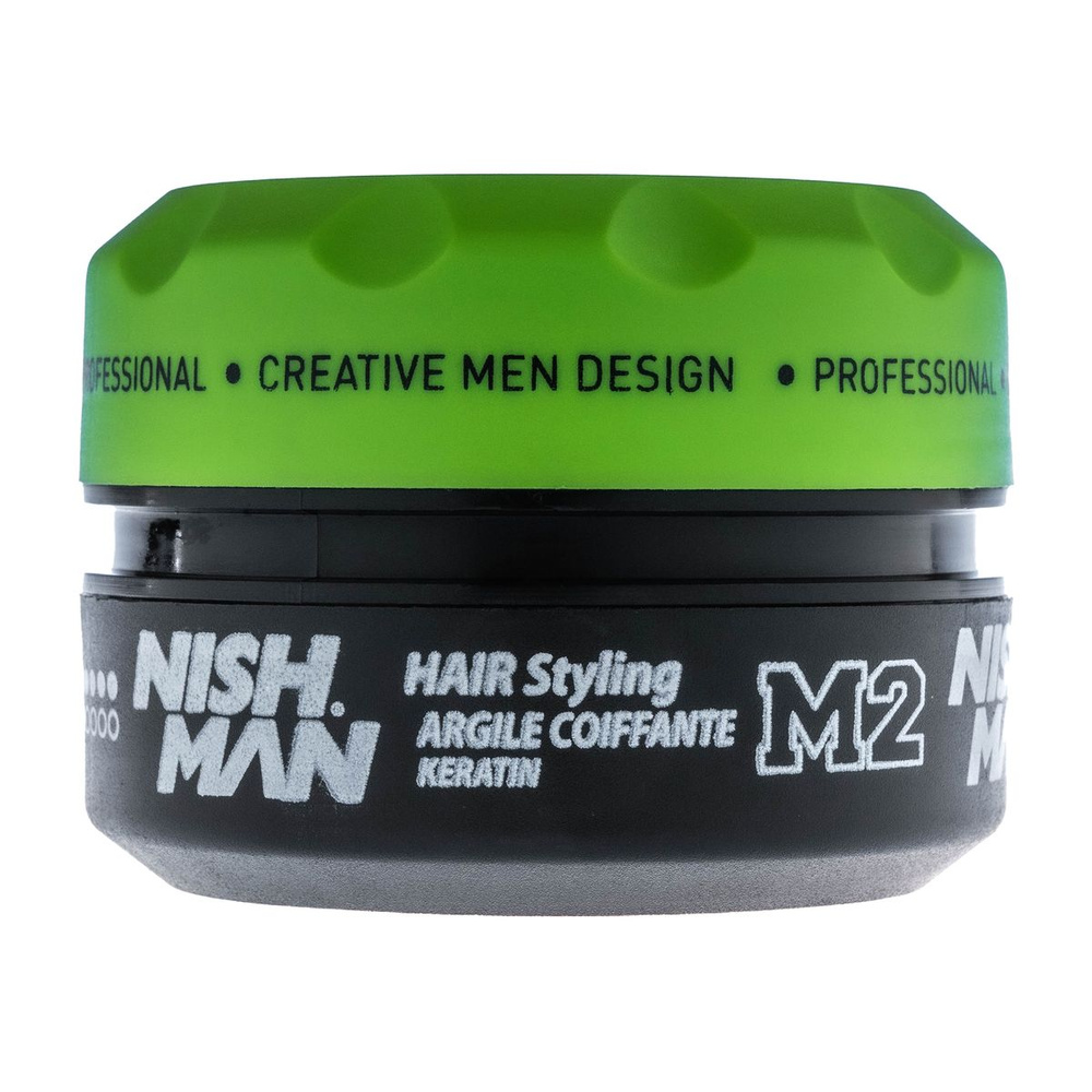 NISHMAN Глина для волос Matte Clay Hair Styling Wax Keratin M2, 100 мл #1