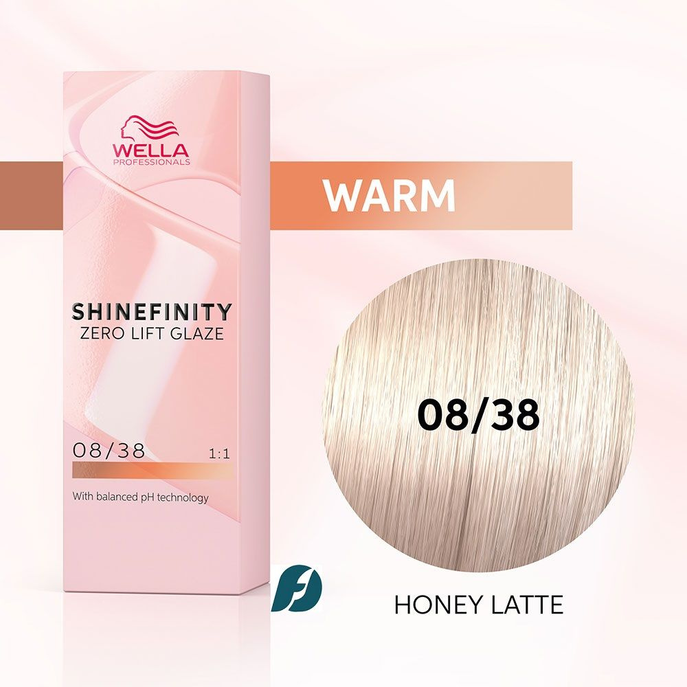 Wella Professionals Shinefinity 08/38 Гель-крем краска - Медовое латте, 60 мл  #1