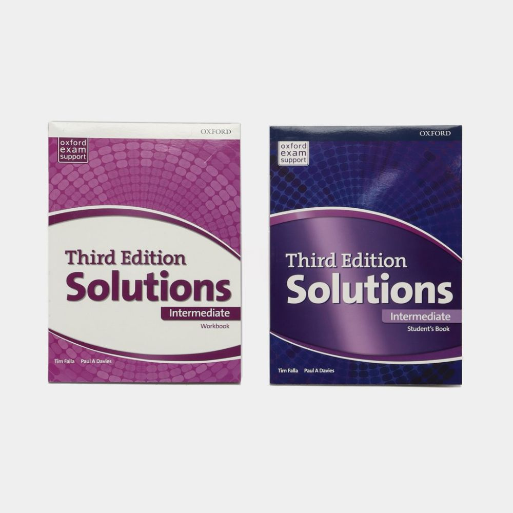 Solutions Third Edition Intermediate. (Student's book + Workbook + диск) solutions 3rd edition | Фэлла #1