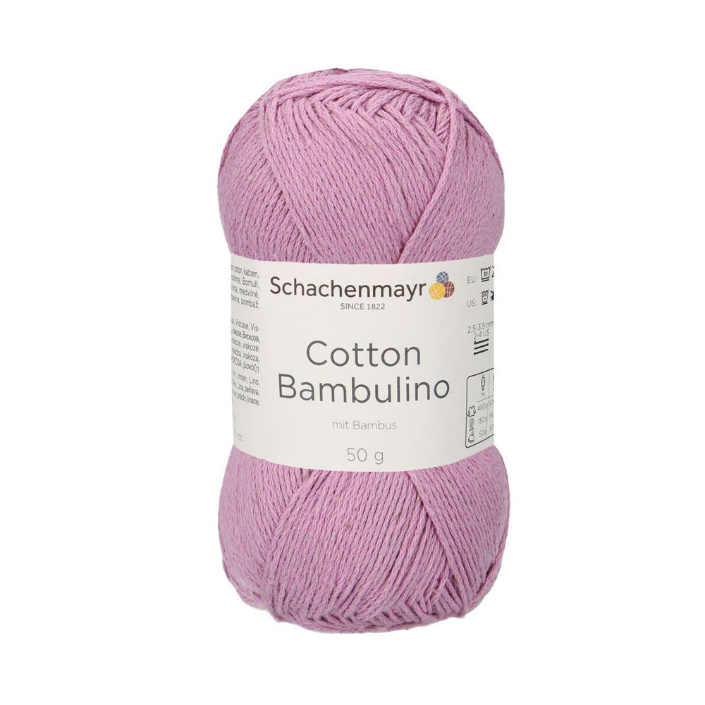 Cotton Bambulino /Коттон Бамбулино/ пряжа Schachenmayr (60% хлопок, 30% вискоза, 10% лен), 50г/160м, #1