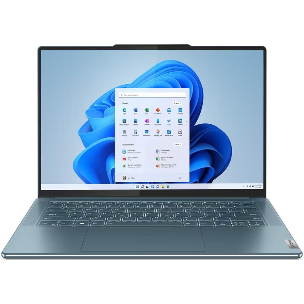 Lenovo Yoga Slim 7 14APU8 Ryzen 7 7840S(3.8Ghz)/16384Mb/512SSDGb/Win11Home/tidal teal (83AA001CRU) Ноутбук #1